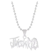 JUICE Wrld Pendant Necklace Singer Rapper Letter Name Chain Necklace